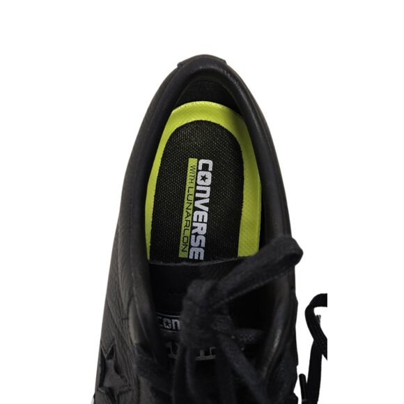 Converse One Star Leather low-top sneakers Black size 10 - Picture 2 of 7